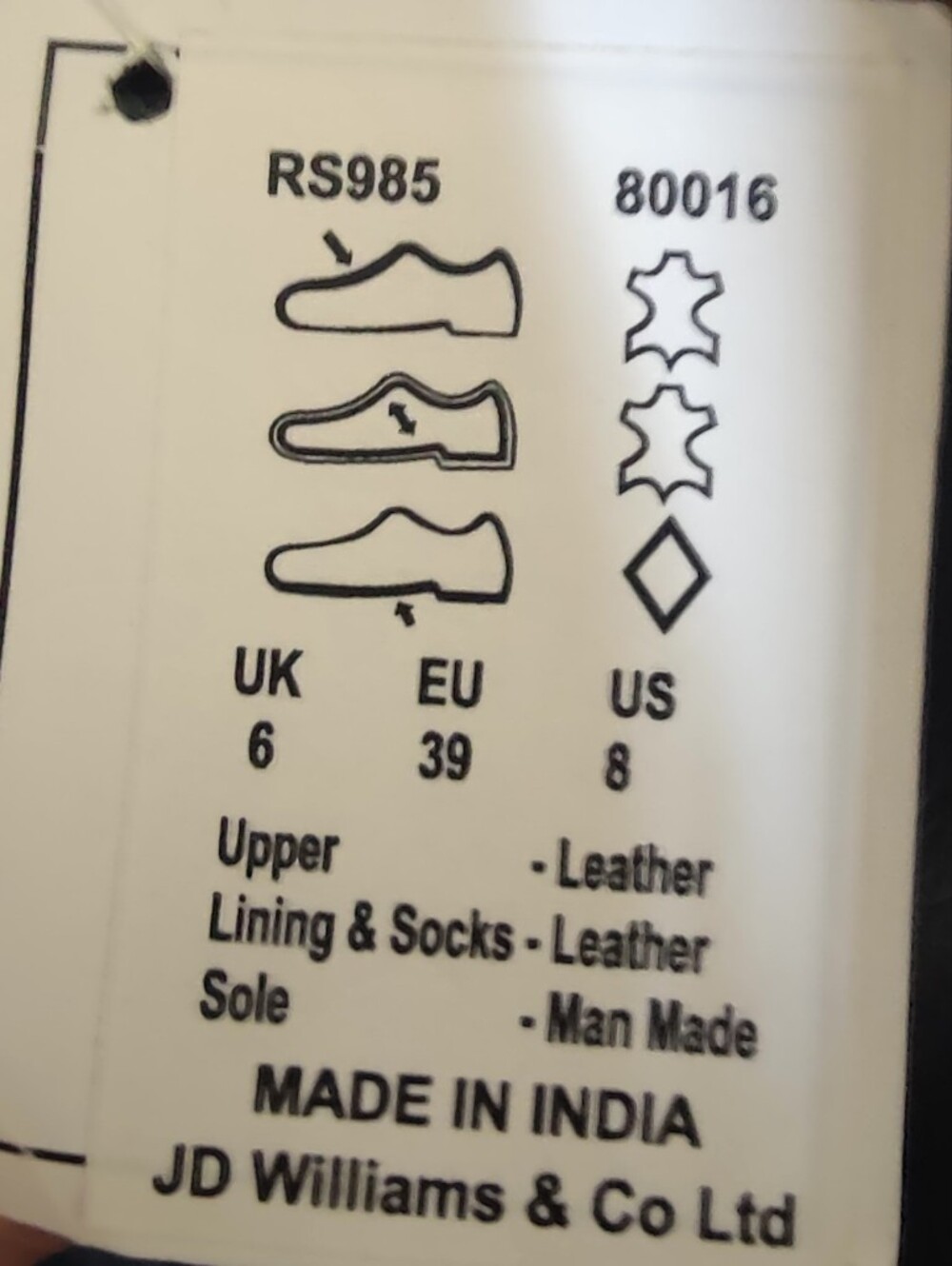 Tan Leather Toe-Post Sandals by Simply Be size US 8 / UK 6 / EU 39 - Picture 4 of 4